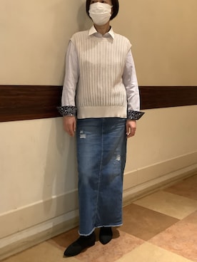 SHIRTS PLAZA 横浜トレッサ店さん(レディース・161cm)の春コーディネート