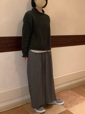 SHIRTS PLAZA 横浜トレッサ店さん（レディース・161cm）の冬コーディネート