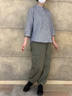 SHIRTS PLAZA 横浜トレッサ店さん（レディース・161cm）の春コーディネート