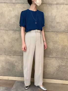 SHIRTS PLAZA 横浜トレッサ店さん（レディース・161cm）の夏コーディネート
