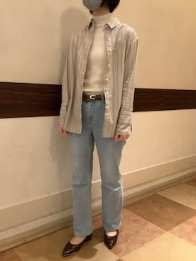 SHIRTS PLAZA 横浜トレッサ店さん（レディース・161cm）の冬コーディネート