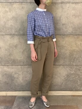 SHIRTS PLAZA 横浜トレッサ店さん（レディース・161cm）の夏コーディネート