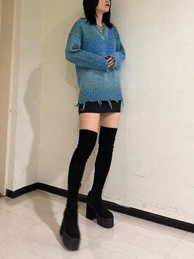 丸山幾世子さん（レディース・168cm）の秋コーディネート