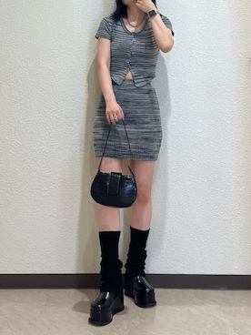 丸山幾世子さん（レディース・168cm）の夏コーディネート