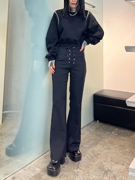 丸山幾世子さん（レディース・168cm）の秋コーディネート