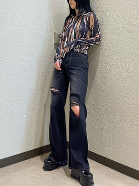 丸山幾世子さん（レディース・168cm）の夏コーディネート