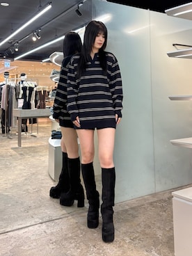 丸山幾世子さん(レディース・168cm)の秋コーディネート