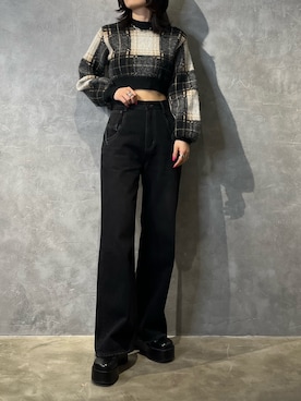 丸山幾世子さん(レディース・168cm)の冬コーディネート