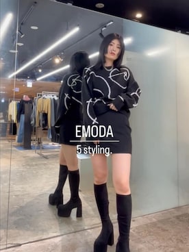 丸山幾世子さん（レディース・168cm）の秋コーディネート