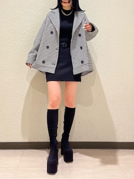 丸山幾世子さん（レディース・168cm）の秋コーディネート