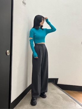 丸山幾世子さん（レディース・168cm）の秋コーディネート