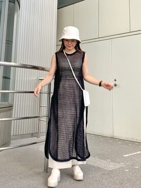 矢萩明日美さん(レディース・152cm)の夏コーディネート