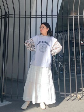 矢萩明日美さん（レディース・152cm）の夏コーディネート