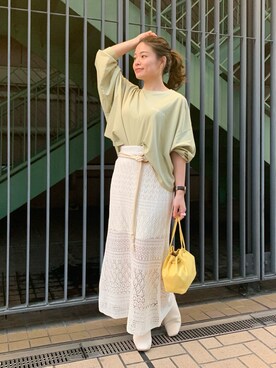 矢萩明日美さん（レディース・152cm）の春コーディネート