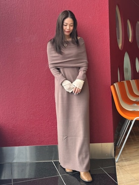 矢萩明日美さん（レディース・152cm）の冬コーディネート