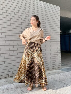 矢萩明日美さん（レディース・152cm）の夏コーディネート