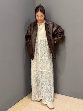 矢萩明日美さん（レディース・152cm）の冬コーディネート