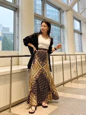 矢萩明日美さん(レディース・152cm)の夏コーディネート