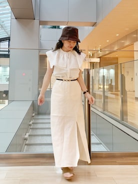 矢萩明日美さん（レディース・152cm）の春コーディネート
