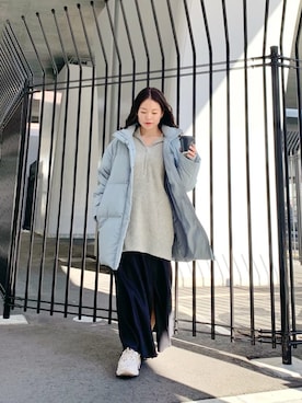 「綺麗めコーデ」｜「アイテム（ブルゾン）」を使った、矢萩明日美さん（レディース・152cm）の秋コーディネート