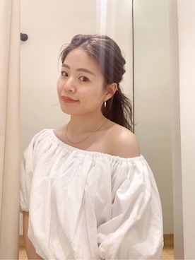 矢萩明日美さん（レディース・152cm）の春コーディネート