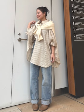 矢萩明日美さん（レディース・152cm）の冬コーディネート