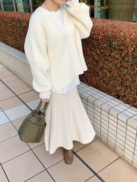 矢萩明日美さん（レディース・152cm）の冬コーディネート