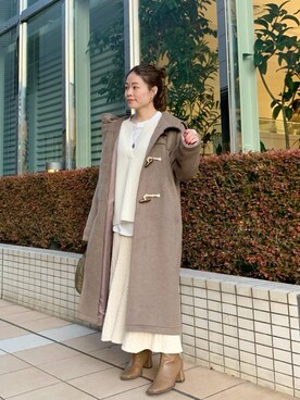 矢萩明日美さん（レディース・152cm）の冬コーディネート