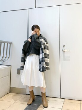 矢萩明日美さん(レディース・152cm)の秋コーディネート