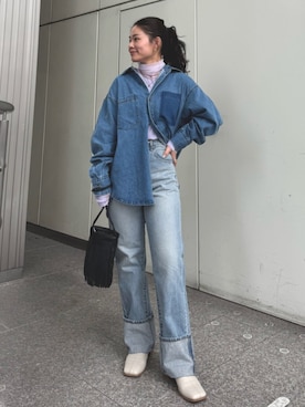 矢萩明日美さん（レディース・152cm）の冬コーディネート