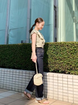 矢萩明日美さん（レディース・152cm）の夏コーディネート