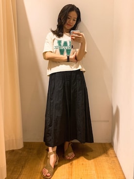 矢萩明日美さん（レディース・152cm）の夏コーディネート