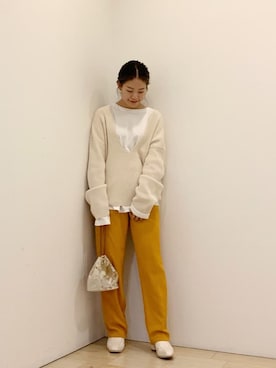 矢萩明日美さん（レディース・152cm）の秋コーディネート