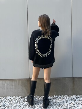 本田莉央奈さん(レディース・158cm)の秋コーディネート