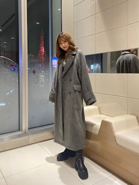 本田莉央奈さん(レディース・158cm)の秋コーディネート