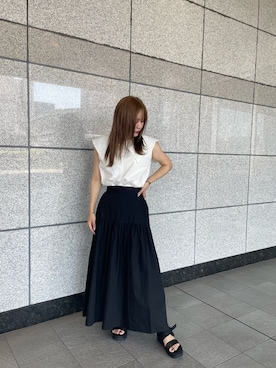 本田莉央奈さん（レディース・158cm）の夏コーディネート