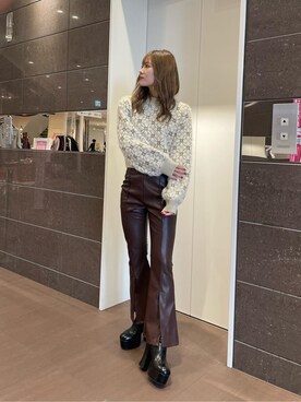 本田莉央奈さん（レディース・158cm）の秋コーディネート