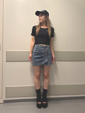 本田莉央奈さん（レディース・158cm）の夏コーディネート