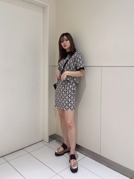 本田莉央奈さん（レディース・158cm）の春コーディネート