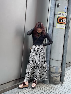 本田莉央奈さん（レディース・158cm）の春コーディネート