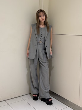 本田莉央奈さん（レディース・158cm）の夏コーディネート