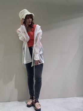 本田莉央奈さん(レディース・158cm)の春コーディネート