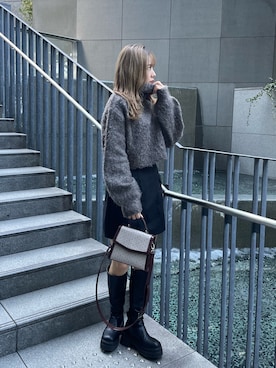 本田莉央奈さん（レディース・158cm）の秋コーディネート