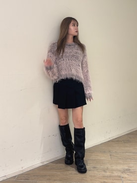本田莉央奈さん(レディース・158cm)の秋コーディネート