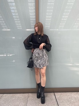 本田莉央奈さん（レディース・158cm）の夏コーディネート