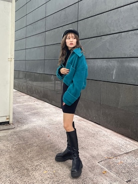 「#ジャケット」｜本田莉央奈さん（レディース・158cm）の秋コーディネート