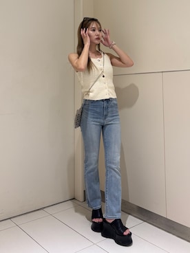 本田莉央奈さん（レディース・158cm）の夏コーディネート