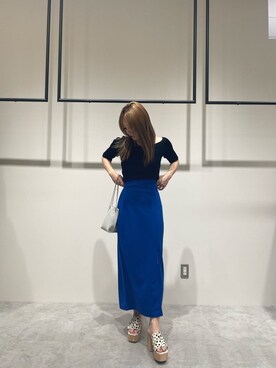 「アイテム（サンダル、その他）」を使った、本田莉央奈さん（レディース・158cm）の夏コーディネート