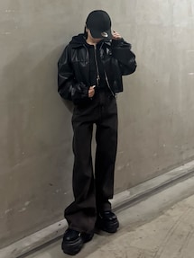 ショートレイヤードフーディー｜エモダ（EMODA）公式通販