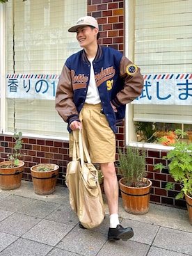 「WEGO（ウィゴー）のアイテム（ジャケット/アウター）」を使った、YUYAさん（メンズ・171cm）の秋コーディネート